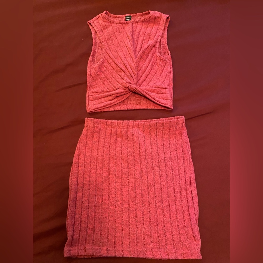 Skirt and Crop Top Set